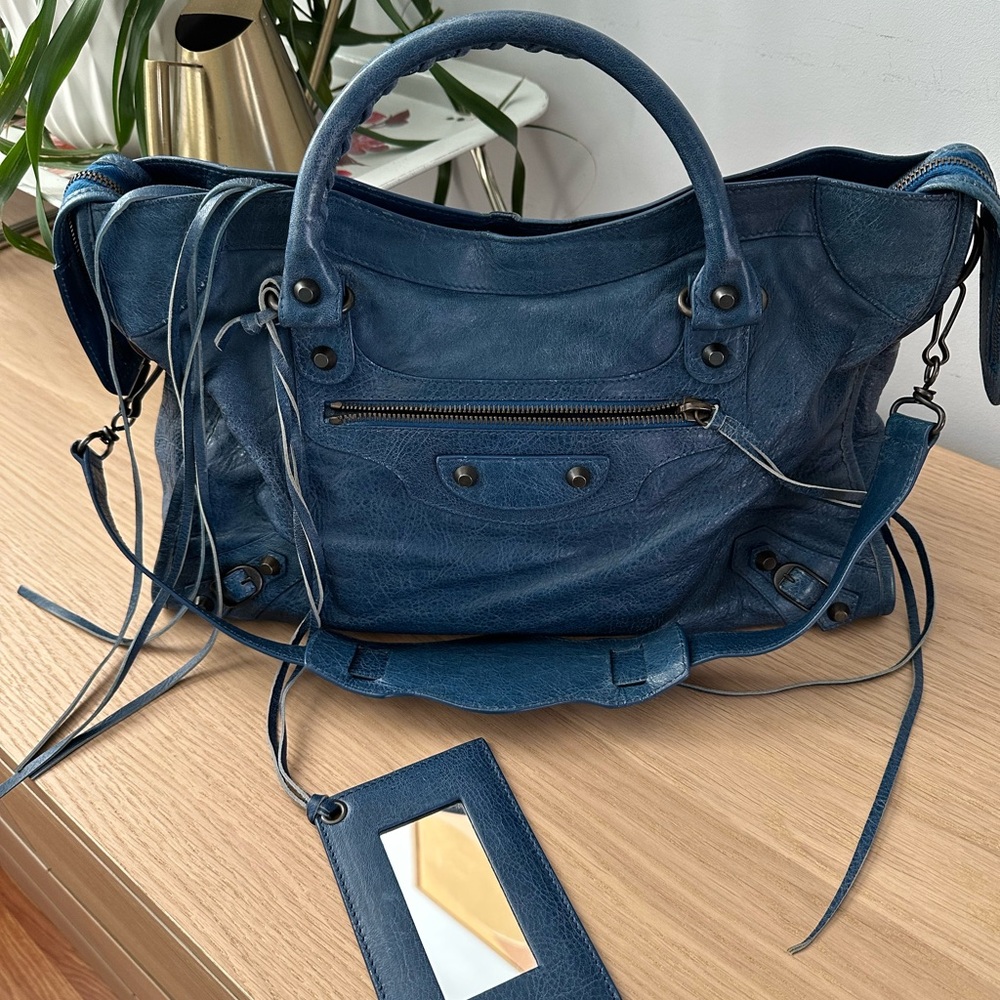 *SOLD* Balenciaga City Bag 2012 Blue Cobalt